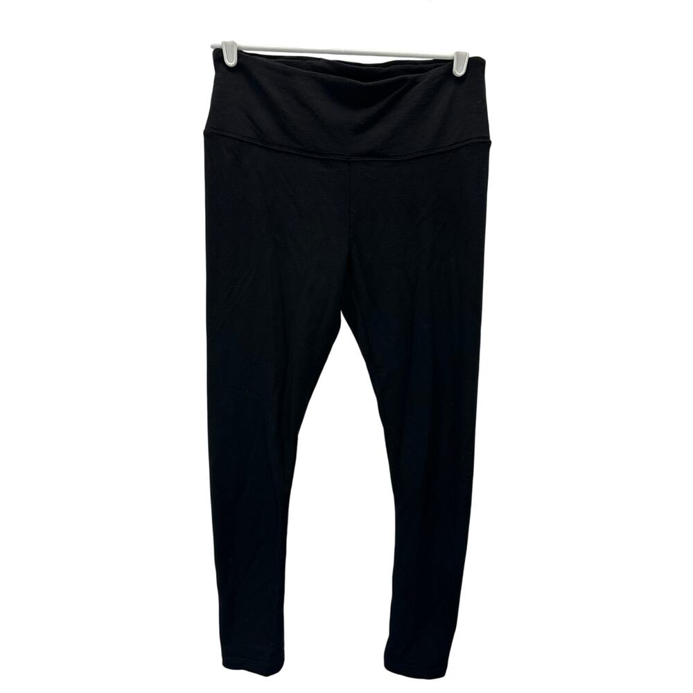 WoolX Stella Leggings Merino Wool Black Med Cold Weather